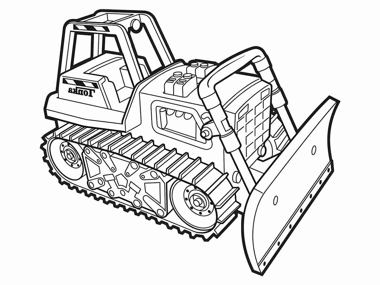 Desenho de Trator Desenho Colorir Imprimir 49