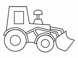 Desenho de Trator Desenho Colorir Imprimir 52
