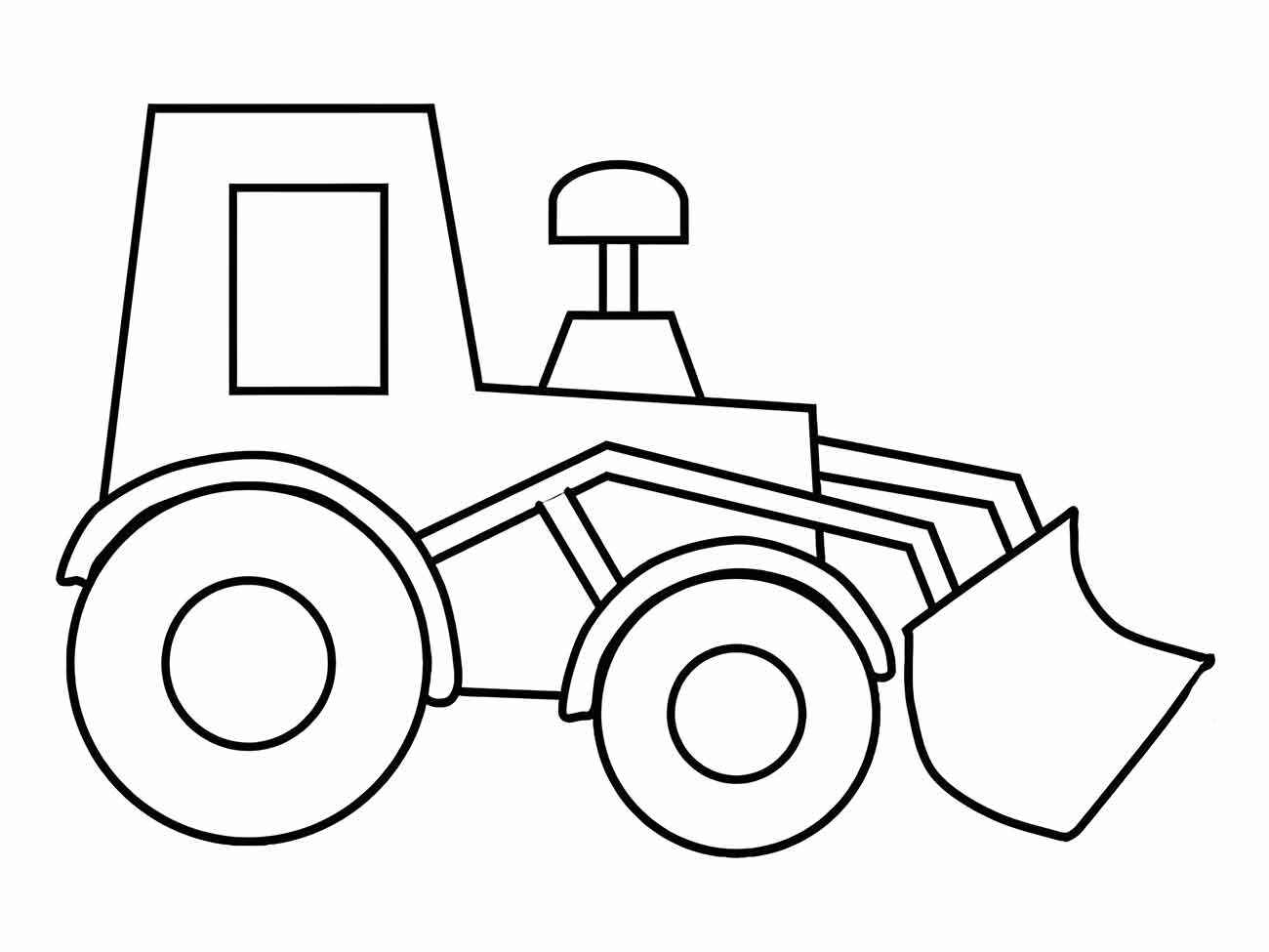 Desenho de Trator Desenho Colorir Imprimir 52