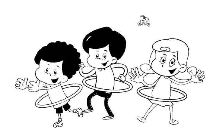 Desenho de 3 Palavrinhas Desenho Colorir Imprimir 02