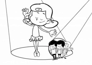 Desenho de 3 Palavrinhas Desenho Colorir Imprimir 09