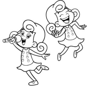 Desenho de 3 Palavrinhas Desenho Colorir Imprimir 16