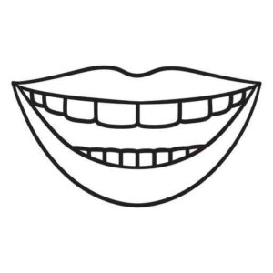Desenho de Boca Desenho Colorir Imprimir 17