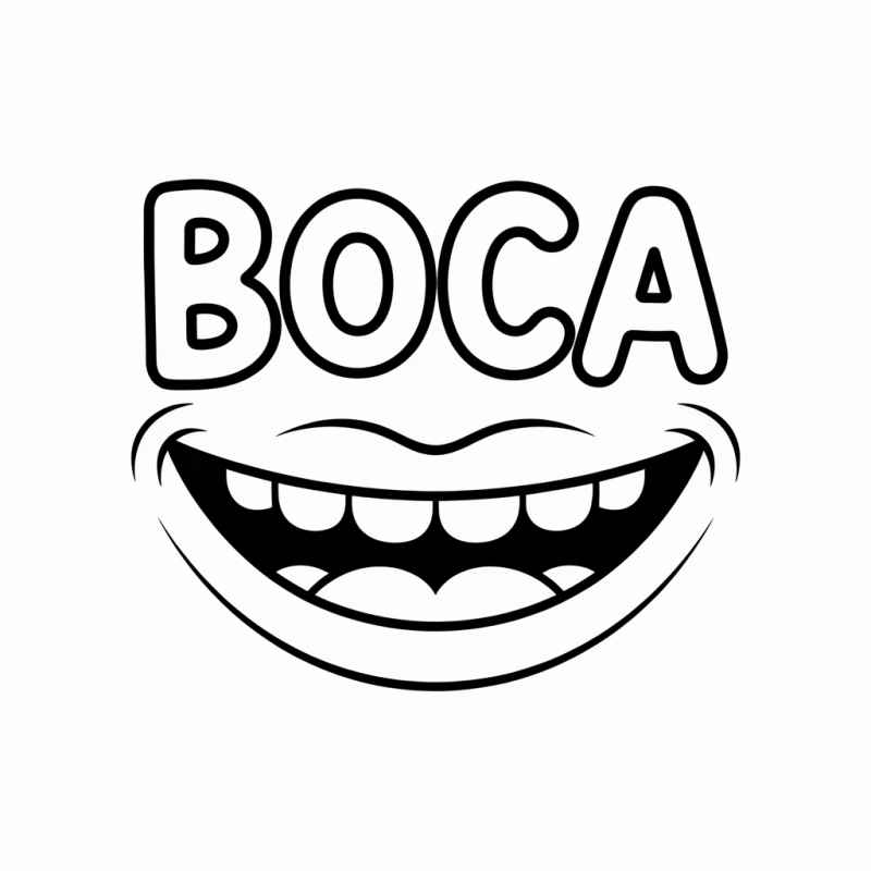 Desenho de Boca Desenho Colorir Imprimir 23