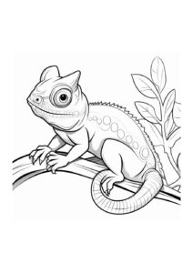Desenho de Cameleao Desenho Colorir Imprimir 21