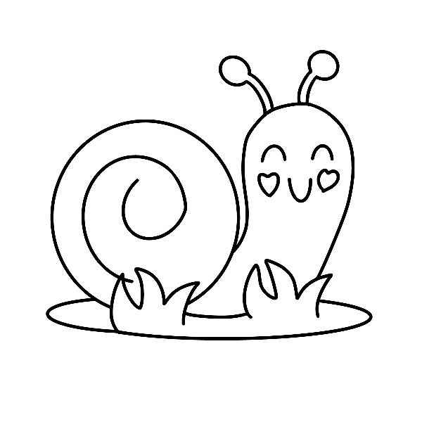 Desenho de Caracol Desenho Colorir Imprimir 06