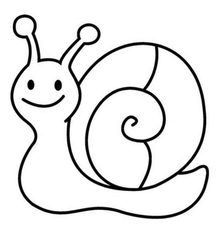 Desenho de Caracol Desenho Colorir Imprimir 07