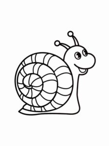 Desenho de Caracol Desenho Colorir Imprimir 13