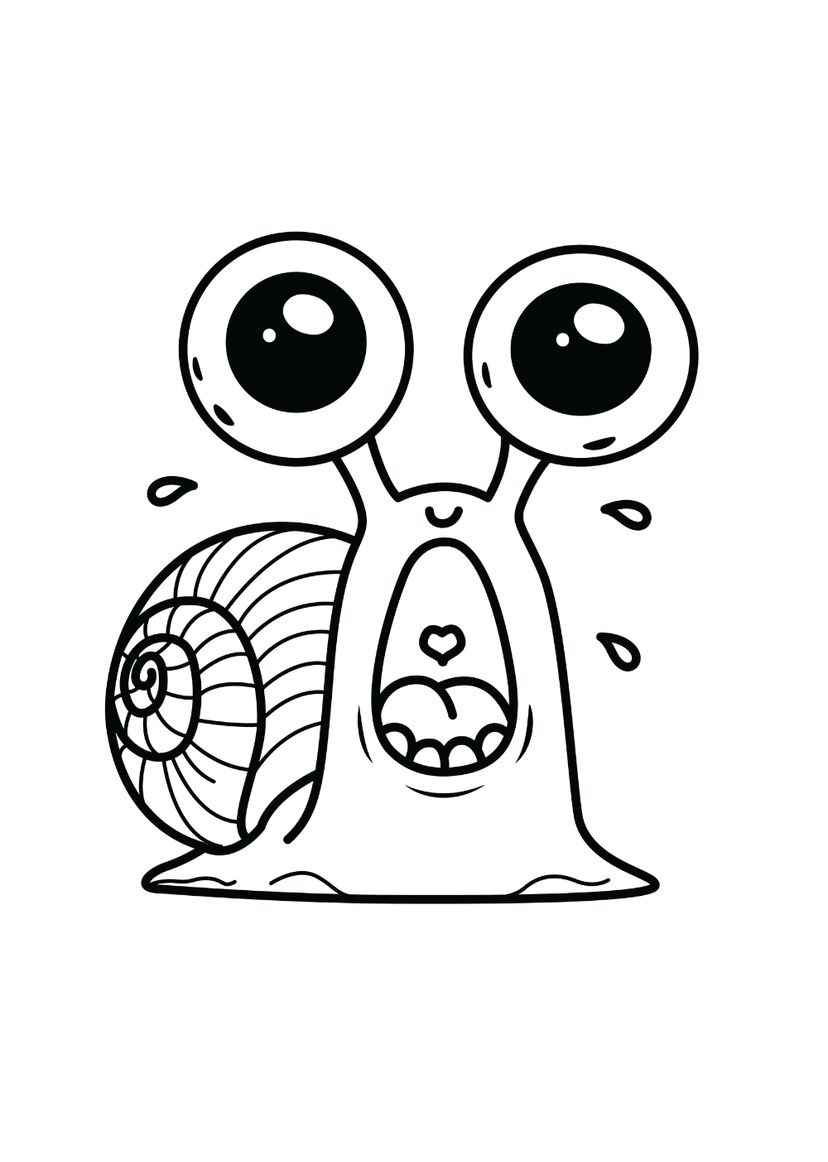 Desenho de Caracol Desenho Colorir Imprimir 15