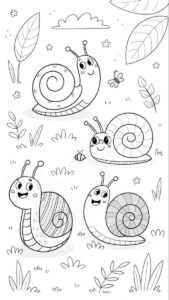 Desenho de Caracol Desenho Colorir Imprimir 16