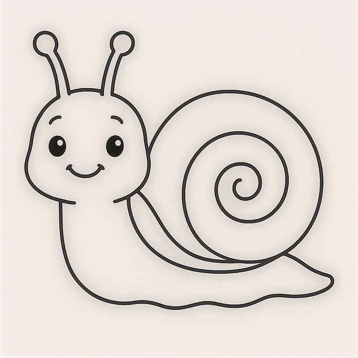 Desenho de Caracol Desenho Colorir Imprimir 17