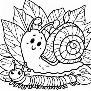 Desenho de Caracol Desenho Colorir Imprimir 23