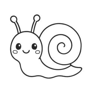 Desenho de Caracol Desenho Colorir Imprimir 27