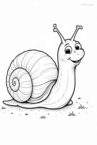 Desenho de Caracol Desenho Colorir Imprimir 28