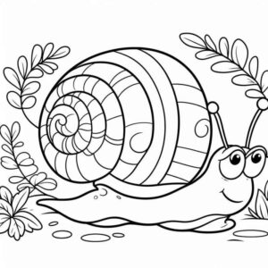 Desenho de Caracol Desenho Colorir Imprimir 31