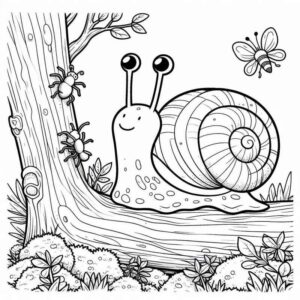 Desenho de Caracol Desenho Colorir Imprimir 34