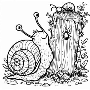 Desenho de Caracol Desenho Colorir Imprimir 35