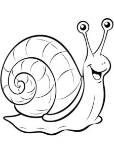 Desenho de Caracol Desenho Colorir Imprimir 39