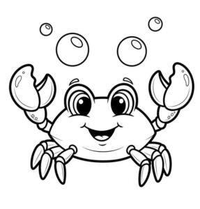 Desenho de Caranguejo Desenho Colorir Imprimir 10