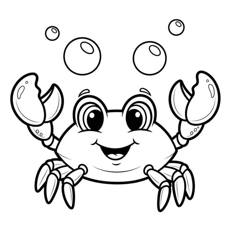 Desenho de Caranguejo Desenho Colorir Imprimir 10