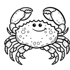 Desenho de Caranguejo Desenho Colorir Imprimir 11