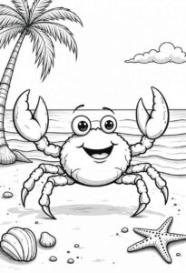 Desenho de Caranguejo Desenho Colorir Imprimir 15