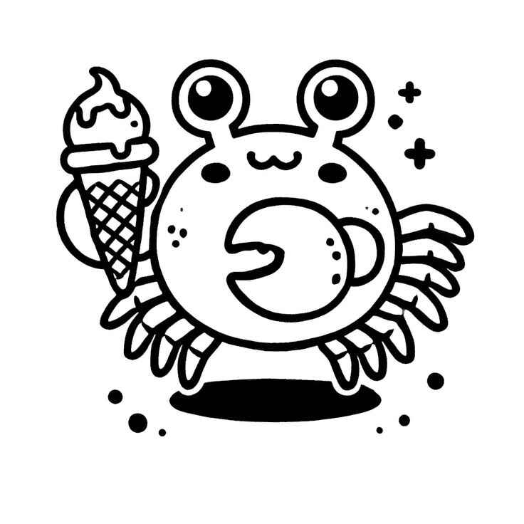 Desenho de Caranguejo Desenho Colorir Imprimir 16