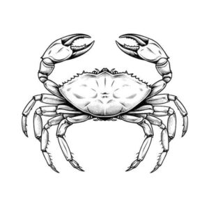 Desenho de Caranguejo Desenho Colorir Imprimir 19