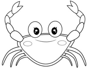 Desenho de Caranguejo Desenho Colorir Imprimir 22