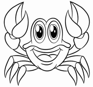 Desenho de Caranguejo Desenho Colorir Imprimir 24