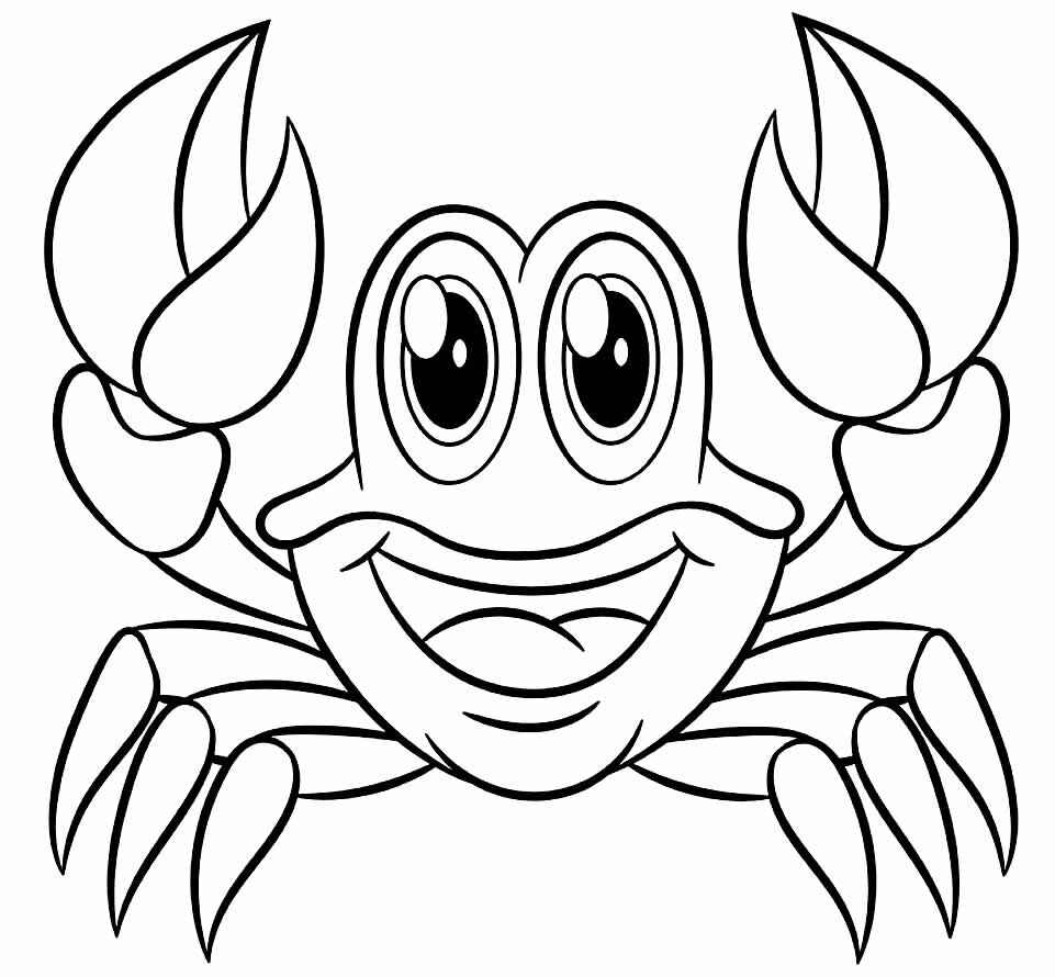 Desenho de Caranguejo Desenho Colorir Imprimir 24