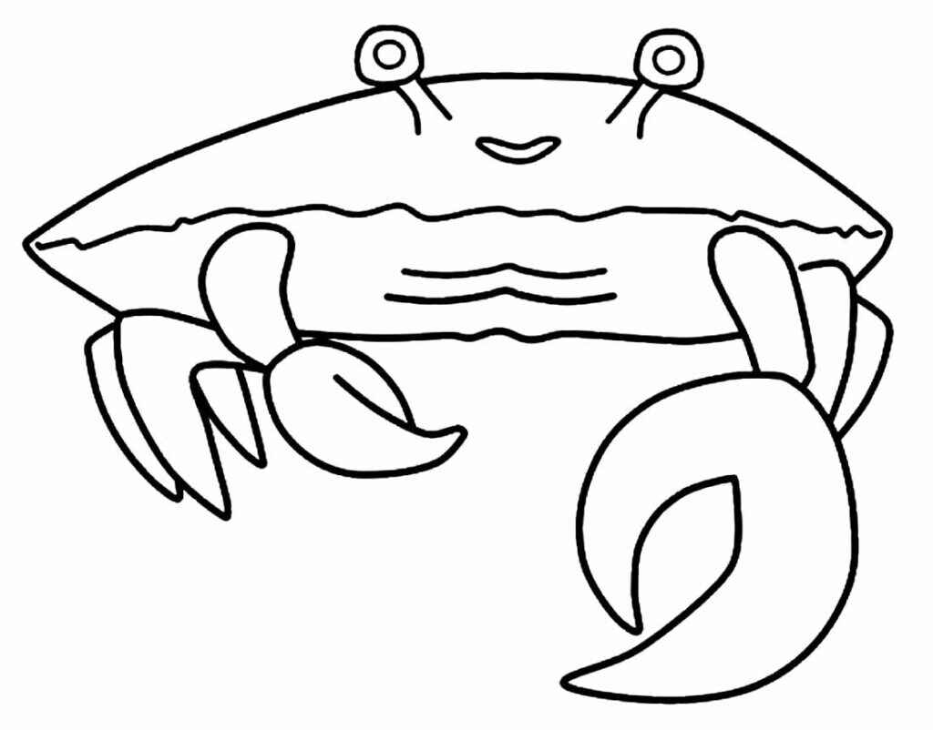 Desenho de Caranguejo Desenho Colorir Imprimir 31