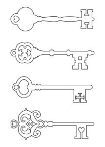Desenho de Chave Desenho Colorir Imprimir 04