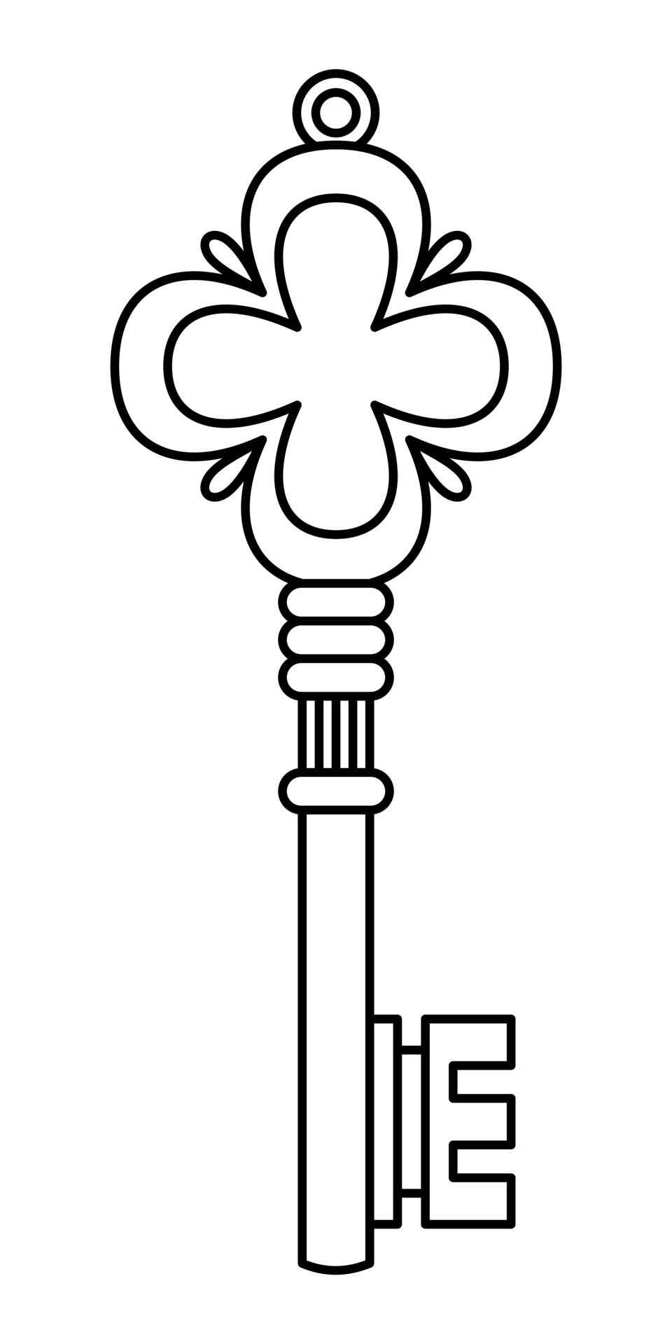 Desenho de Chave Desenho Colorir Imprimir 18