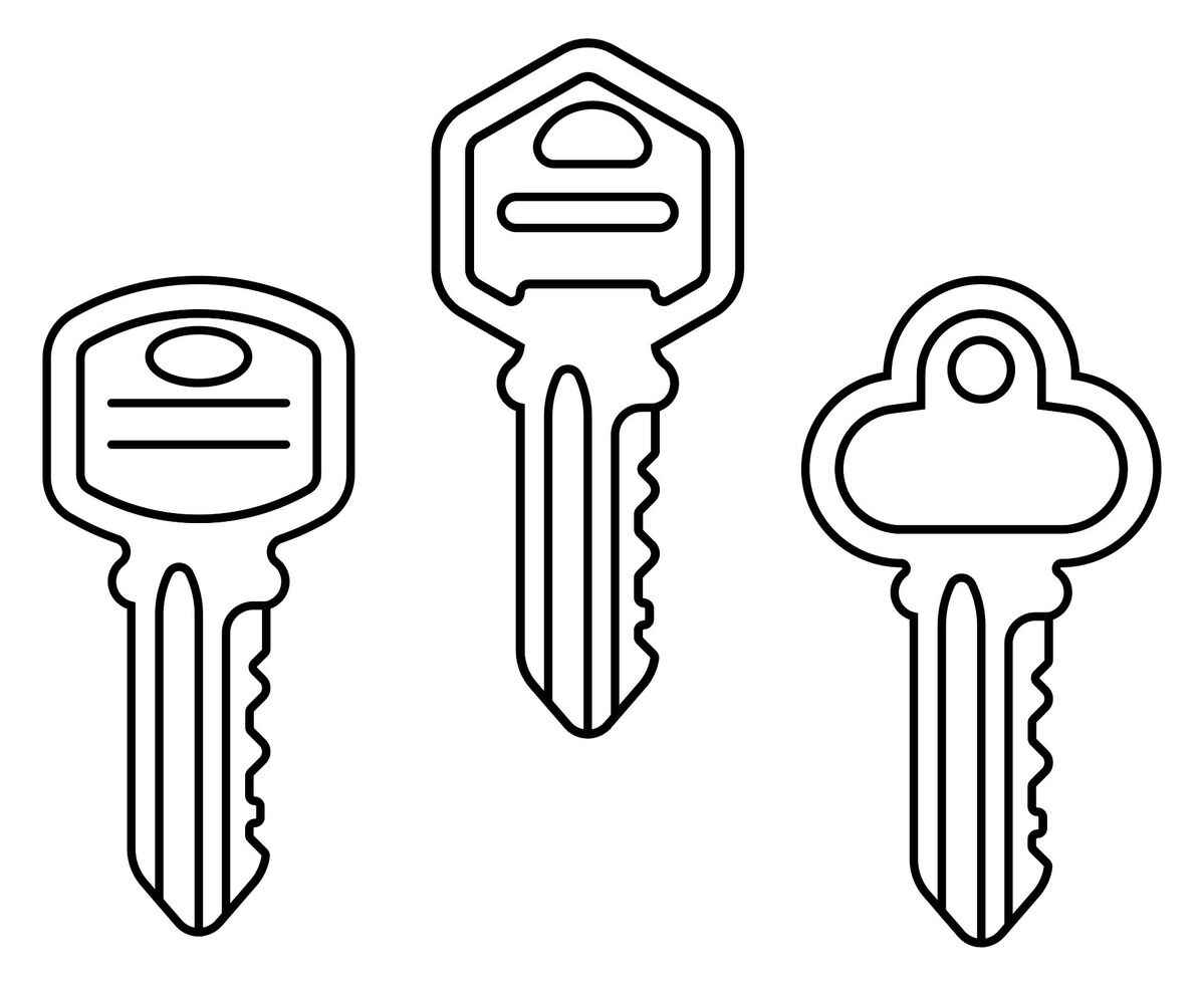 Desenho de Chave Desenho Colorir Imprimir 22