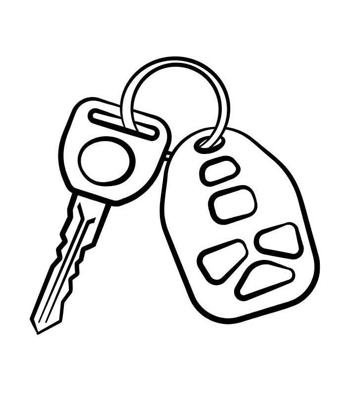Desenho de Chave Desenho Colorir Imprimir 25