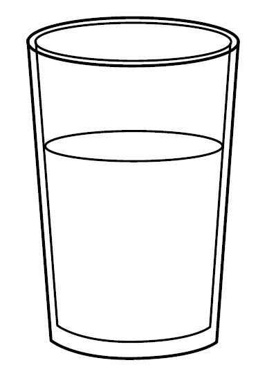Desenho de Copo Desenho Colorir Imprimir 07