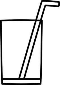 Desenho de Copo Desenho Colorir Imprimir 12