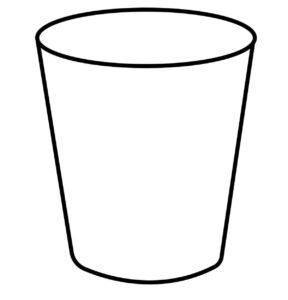 Desenho de Copo Desenho Colorir Imprimir 14