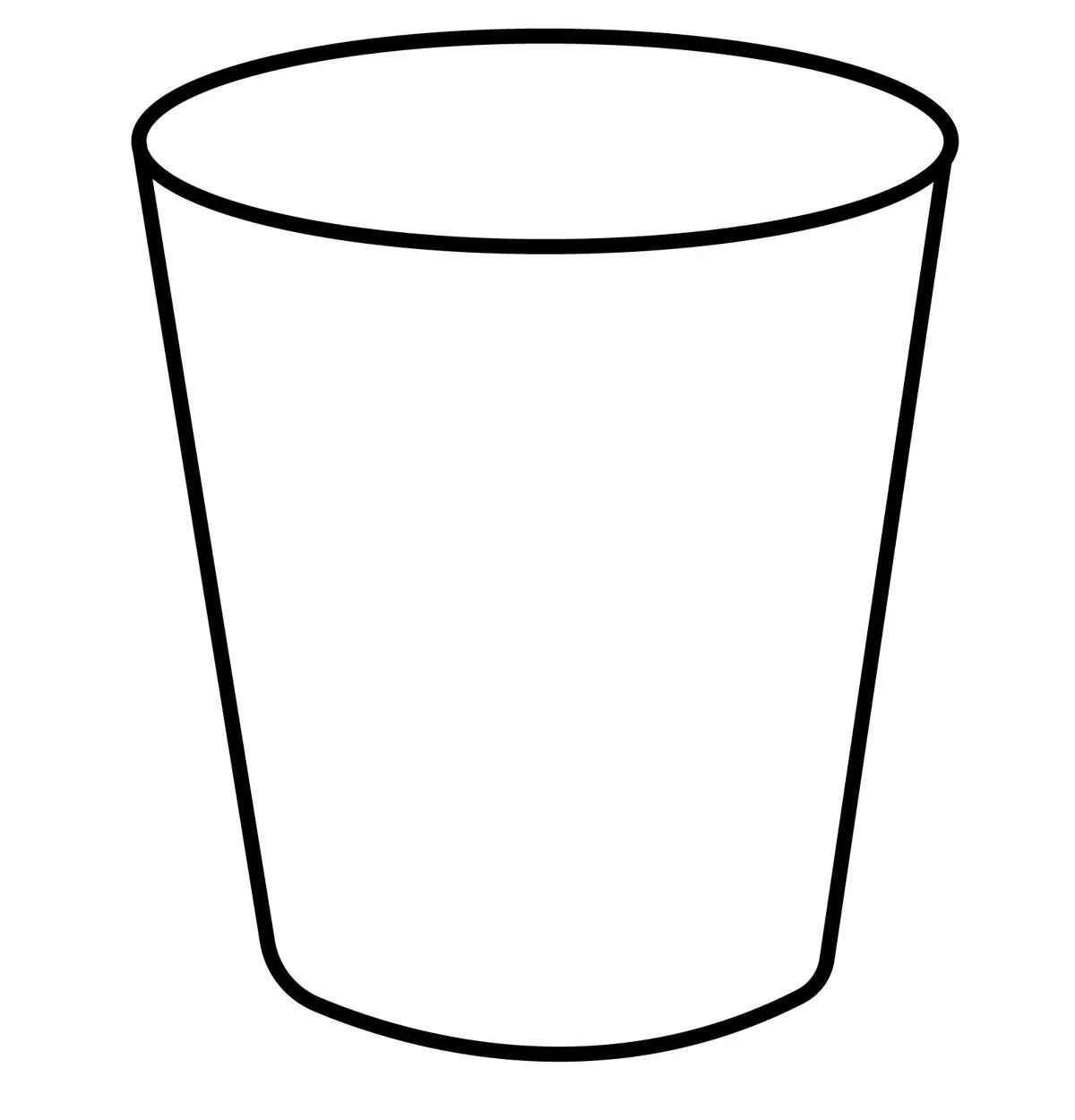 Desenho de Copo Desenho Colorir Imprimir 14