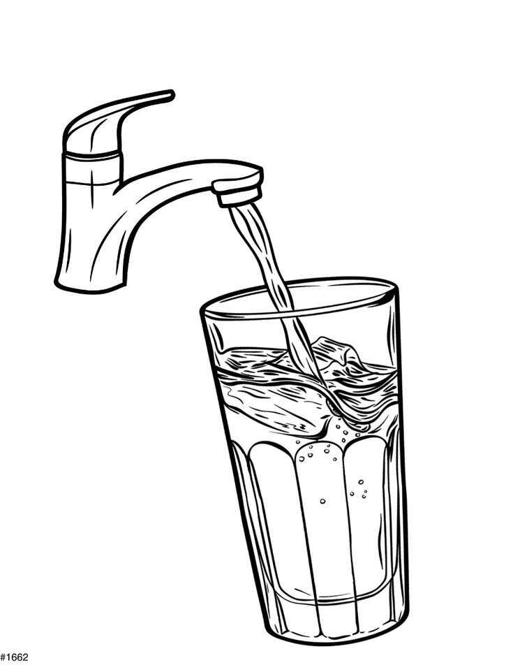 Desenho de Copo Desenho Colorir Imprimir 15