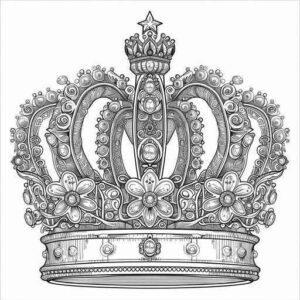 Desenho de Coroa Desenho Colorir Imprimir 10