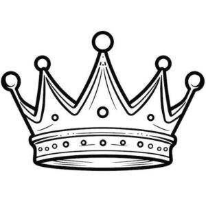 Desenho de Coroa Desenho Colorir Imprimir 13
