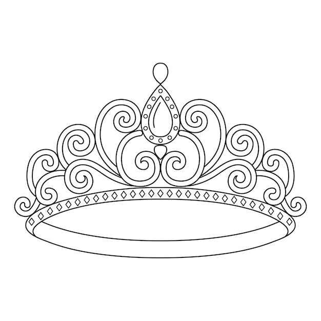 Desenho de Coroa Desenho Colorir Imprimir 15