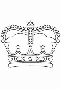 Desenho de Coroa Desenho Colorir Imprimir 20