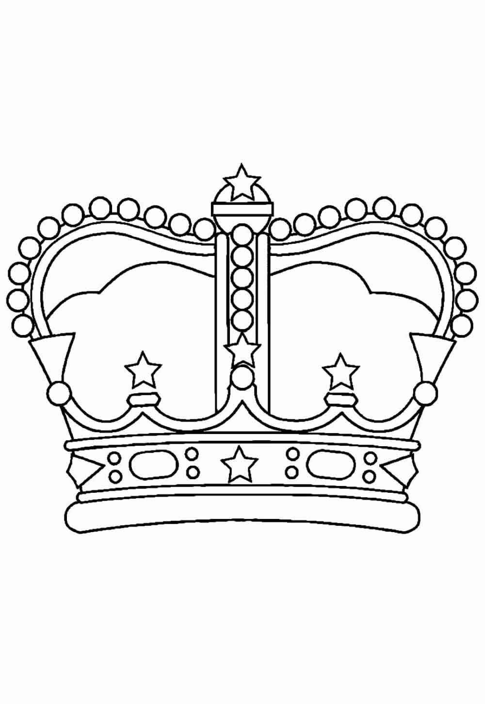 Desenho de Coroa Desenho Colorir Imprimir 20