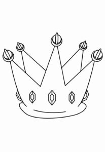 Desenho de Coroa Desenho Colorir Imprimir 22