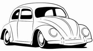 Desenho de Fusca Desenho Colorir Imprimir 17