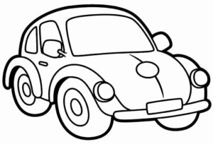 Desenho de Fusca Desenho Colorir Imprimir 18