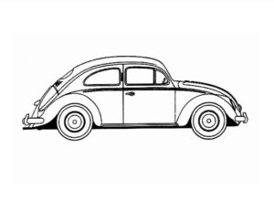 Desenho de Fusca Desenho Colorir Imprimir 20